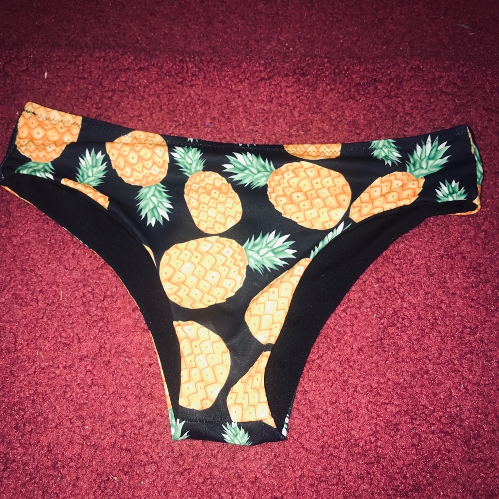 Pineapple bathing suit bottoms